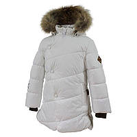 Зимова термокуртка для дівчаток ROSA 1 Huppa 17910130 біла 128