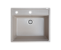 Кухонна мийка гранітна Borgio Q-570x510 піщаний