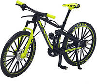 Модель велосипеда Crazy Magic Finger Горный Фингербайк 1:10 Зеленый