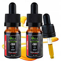 30% CBD HEMP масло | ЗОЛОТО | ДИСТИЛЯТ | CBG CBN | БЕЗ ТГК | 2 х 10 мл