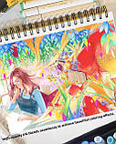 Набір скетч маркери для малювання 40 штук, — Ohuhu 40 Colors Dual Tips Alcohol Art Markers Fine & Chisel, фото 9