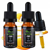 25% CBD HEMP олія | ЗОЛОТО | ДИСТИЛЯТ | CBG CBN | БЕЗ ТГК | 2 х 10 мл