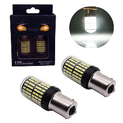 Світлодіодна лампа з цоколем 1156 BA15s P21W 144 SMD 3014 12V білий 2шт