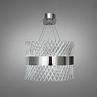 Світлодіодна кришталева люстра в стилі Арт-Деко колір каркасу хром D-8113/800x300CH, фото 2