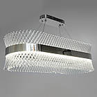 Світлодіодна кришталева люстра в стилі Арт-Деко колір каркасу хром D-8113/800x300CH, фото 5