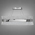 Світлодіодна кришталева люстра в стилі Арт-Деко колір каркасу хром D-8113/800x300CH, фото 4