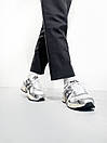 Кросівки чоловічі білі Asics Gel-1130 White Silver Black (14609), фото 7