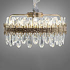 Світлодіодна кришталева люстра в стилі Арт-Деко колір каркасу золотий D-D990-500G, фото 3