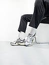 Кросівки чоловічі білі Asics Gel-1130 White Silver Brown (14614), фото 6