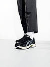 Кросівки чоловічі чорні Asics Gel-1130 Black Grey WHite (14607), фото 5