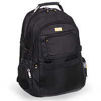 Стильный городской рюкзак GAT 728E 20л для тренировок и поездок (чёрный)