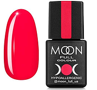 Гель-лак MOON FULL color Gel polish №126 (яркий, огненно-розовый), 8 мл