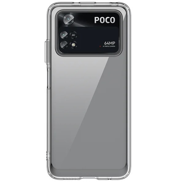 Протиударний чохол Clear Plastic для Xiaomi Poco M4 Pro 4G Прозорий