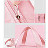 Косметичка жіноча дорожня рожева прозора Washbag 26*7*16 см, фото 8