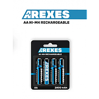 Акумулятор пальчиковий 1 штука АА Arexes 2800mAh 1.2v NI-MH