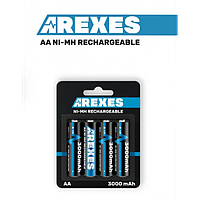 Акумулятор пальчиковий АА Arexes 3000mAh 1.2v NI-MH