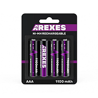 Аккумулятор мини пальчиковый ААА Arexes 1100mAh 1.2v NI-MH