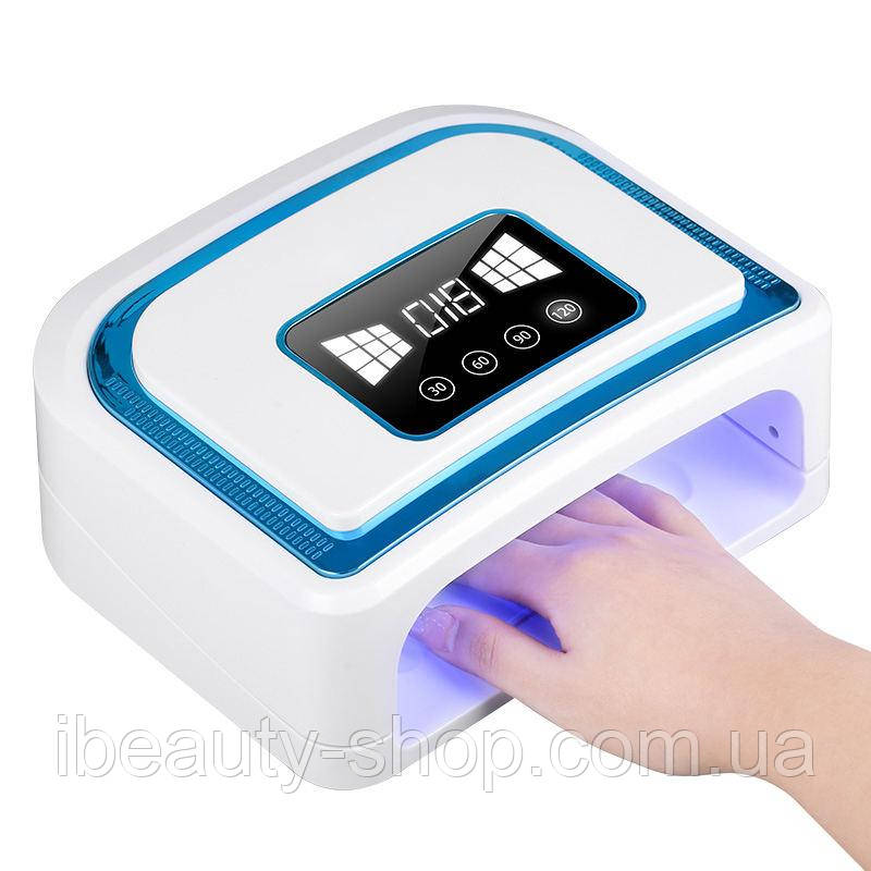 Лампа UV-LED для манікюру BQ V10 (120 Вт), на акумуляторі 12000mAh