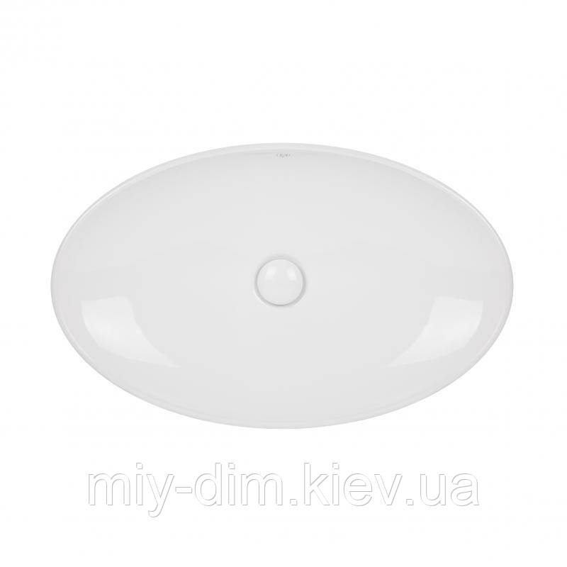 Раковина-чаша Qtap Dove 680х420х120 White з донним клапаном QT0611K160W