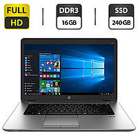 Ноутбук HP EliteBook 850 G1/ 15.6" (1920x1080)/ Core i5-4300U/ 8 GB RAM/ 240 GB SSD/ HD Graphic 4400