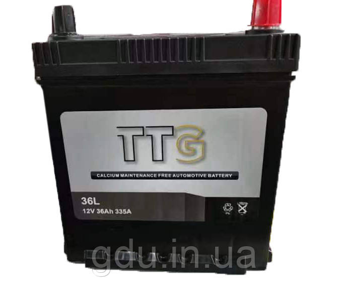 Акумулятор TTG 36AH 12 V (L+)