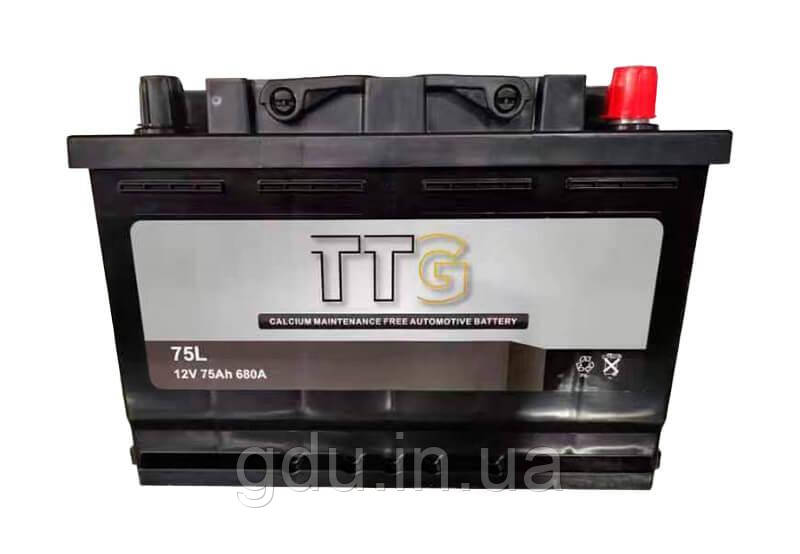 Акумулятор TTG 75AH 12 V (L+)