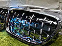 Решітки ніздрі BMW 5 f10-f11 2010-2016 diamont style Бмв ф10 Решітки нові ніздрі Комплект ф10 ф 10, фото 2