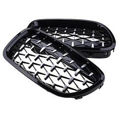 Решітки ніздрі BMW 5 f10-f11 2010-2016 diamont style Бмв ф10 Решітки нові ніздрі Комплект ф10 ф 10