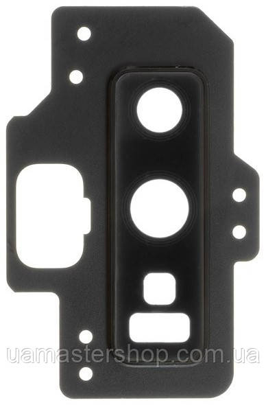 Скло камери Samsung N960 Galaxy Note 9 з рамкою чорного кольору Midnight Black, фото 1