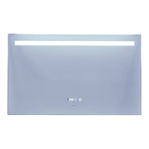 Дзеркало Mixxus Strong MR05-100x60 (годинник, LED-підсвітка, антизапотівання) (MI6009), фото 1