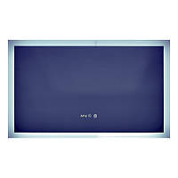 Зеркало Mixxus Flat MR04-100x60 (часы, LED-подсветка, антизапотевание) (MI6008)