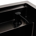 Кухонна мийка прихована чорна Platinum TZ 50*50, фото 3