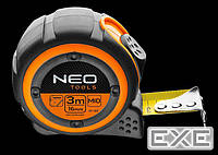 Рулетка Neo Tools стальная лента 3 м x 16 мм, магнит (67-183)