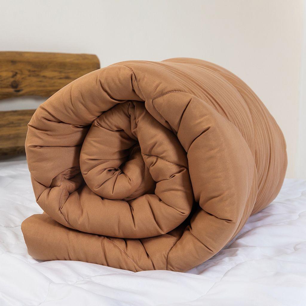 Ковдра "ALASKA" 200*220 см (450г/м2) (microfiber) (Бежевий комбінований)
