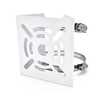 Кронштейн для камери PiPo PP- Spiderweb, кріплення кут 45°, 115x115mm. білий, метал. xомути D 10-4 см -2 шт.