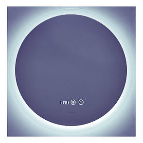 Дзеркало Mixxus Plain MC10-60 (годинник, LED-підсвітка, антизапотівання) (MI6013), фото 1