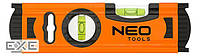 Рівень Neo Tools алюмінієвий 20 см, 2 вички (71-030)