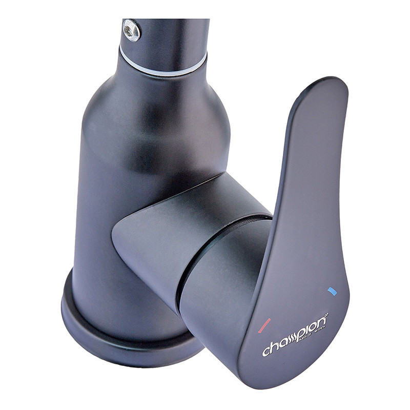 Змішувач для кухні Champion SAP-011 Black (неірж. сталь) (CH6149)
