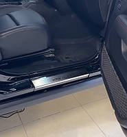 Накладки на пороги Jeep Wrangler IV (JL) 3D/5D з 2017 р. (Premium)