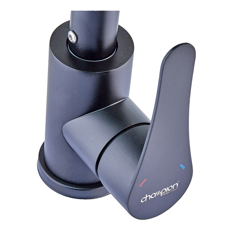Змішувач для кухні Champion EZA-011 Black (неірж. сталь) (CH6152)
