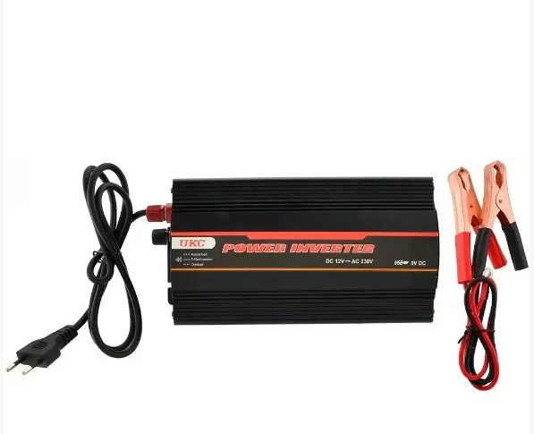 Перетворювач напруги UKC AC/DC UPS 800W CHARGE Автомобільний інвертор Чорний