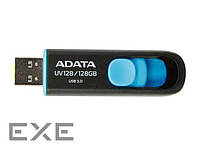 USB флеш накопитель A-DATA 128GB UV128 Black/ Blue USB 3.1 (AUV128-128G-RBE)