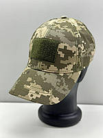 Кепка пиксель зсу тактическая армейская пиксельная бейсболка рип стоп военная с липучкой под шевронов