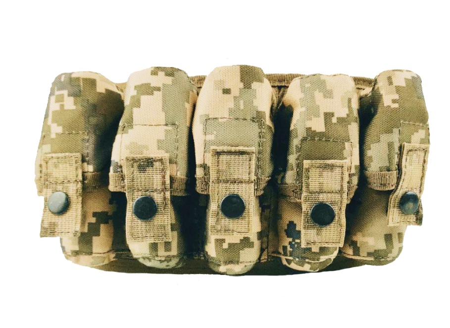Тактичний підсумок для 5ти підствольних гранат ВОГ Molle MM14 cordura ММ14 - WinTac