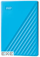 Портативный жёсткий диск WD My Passport 2TB USB3.2 Sky (WDBYVG0020BBL-WESN)