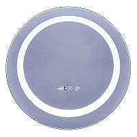Дзеркало Mixxus Plain MC02-60 (годинник, LED-підсвічування, антизапотівання) (MI6012)