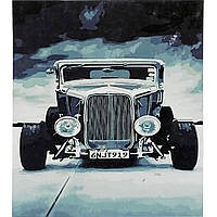 Картина по номерам Strateg ПРЕМИУМ Ретро авто Ford с лаком размером 30х40 см (SS6627)