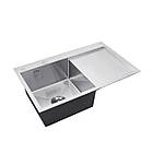 Кухонна мийка Kroner KRP Gebürstet — 7849LHM (3/1 мм), фото 3