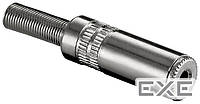 Гнездо Lucom FreeEnd-Jack 3.5mm 3pin,/F Stereo Metal CableProtect (25.02.5093-1)