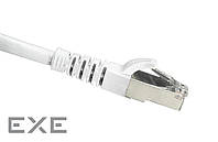 Патч-корд OK-net Кат.6a U/ FTP 26AWG Белый 1м (OK-PC5181W)